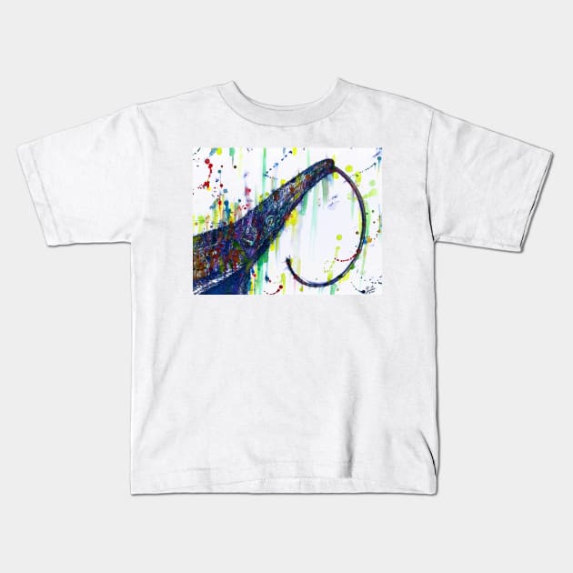 ANTEATER watercolor and ink portrait Kids T-Shirt by lautir